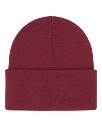 1 High Icon - Klassisches Beanie für Männer Rot ELYHA00232 Element