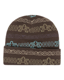 1 Mid Icon Jacquard - Bonnet classique pour Homme Marron ELYHA00238 Element