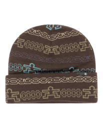 0 Mid Icon Jacquard - Bonnet classique pour Homme Marron ELYHA00238 Element