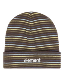 0 Mid Lowcase Stripe - Bonnet classique pour Homme Marron ELYHA00242 Element