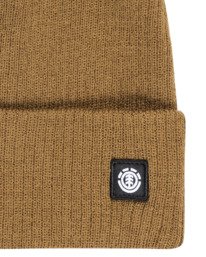 2 Mid Icon Rib - Classic Crown Beanie Brown ELYHA00244 Element