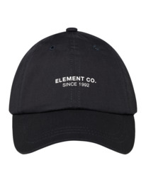 1 Element Co - Klassisches Baseball-Cap für Männer Schwarz ELYHA00245 Element