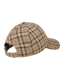3 Icon Dad Check - Klassisches Dad-Cap für Männer Beige ELYHA00247 Element