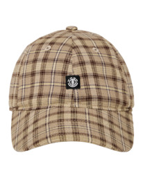 1 Icon Dad Check - Klassisches Dad-Cap für Männer Beige ELYHA00247 Element