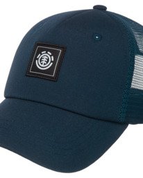2 Icon Mesh - Peak Trucker Cap Blue ELYHA00248 Element