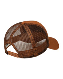 3 Icon Mesh - Gorra trucker con visera curva para hombre Marron ELYHA00248 Element