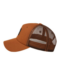 2 Icon Mesh - Gorra trucker con visera curva para hombre Marron ELYHA00248 Element