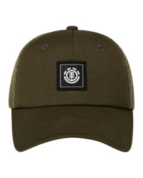 1 Icon Mesh - Trucker-Cap für Männer Braun ELYHA00248 Element