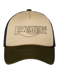 1 Printable - Cappellino Trucker da Uomo Beige ELYHA00249 Element