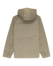 1 Alder Trekka - Hooded Raincoat for Men Beige ELYJK00198 Element