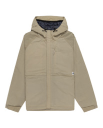 0 Alder Trekka - Hooded Raincoat for Men Beige ELYJK00198 Element