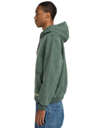 3 Dulcey - Hooded Canvas Jacket for Men Green ELYJK00199 Element