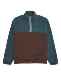 0 Abenaki Polar - Polar fleece top voor Heren Brown ELYJK00222 Element