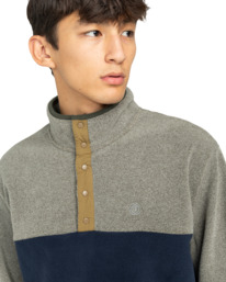 4 Abenaki Polar - Polar Fleece Top for Men Blue ELYJK00222 Element