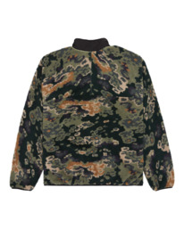 1 Classic Sherpa - Fleece Jacket for Men Green ELYJK00223 Element
