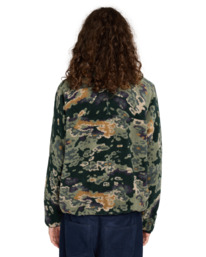 6 Classic Sherpa - Fleece Jacket for Men Green ELYJK00223 Element