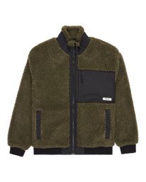 0 Oak Sherpa - Sherpa Jacket for Men Green ELYJK00224 Element