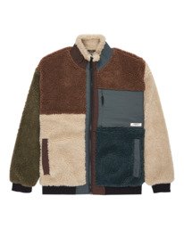 0 Oak Sherpa - Sherpa Jacket for Men Black ELYJK00224 Element