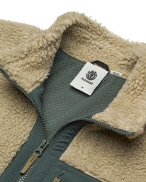 2 Oak Sherpa - Veste Sherpa pour Homme Beige ELYJK00224 Element