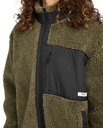 4 Oak Sherpa - Sherpa Jacket for Men Green ELYJK00224 Element