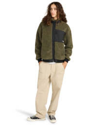 6 Oak Sherpa - Sherpa Jacket for Men Green ELYJK00224 Element
