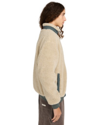 3 Oak Sherpa - Sherpa Jacket for Men Beige ELYJK00224 Element