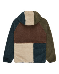 2 Wolfe Sherpa - Reversible Sherpa Hoodie for Men Black ELYJK00225 Element