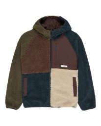0 Wolfe Sherpa - Reversible Sherpa Hoodie for Men Black ELYJK00225 Element