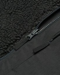 6 Wolfe Sherpa - Wendbarer Sherpa-Kapuzenpulli für Männer Schwarz ELYJK00225 Element