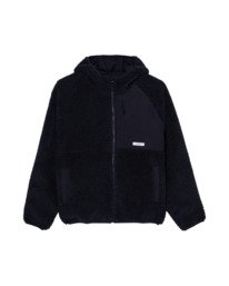 element, Wolfe Sherpa - Sweat à capuche réversible en sherpa pour Homme, OFF BLACK (kta0) 0 Wolfe Sherpa - Sweat à capuche réversible en sherpa pour Homme Noir ELYJK00225 Element