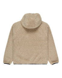 2 Wolfe Sherpa - Reversible Sherpa Hoodie for Men Beige ELYJK00225 Element