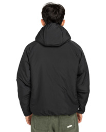 9 Wolfe Sherpa - Sweat à capuche réversible en sherpa pour Homme Marron ELYJK00225 Element