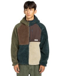 4 Wolfe Sherpa - Reversible Sherpa Hoodie for Men Black ELYJK00225 Element