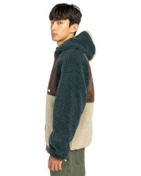 5 Wolfe Sherpa - Reversible Sherpa Hoodie for Men Black ELYJK00225 Element