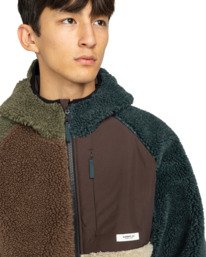 6 Wolfe Sherpa - Reversible Sherpa Hoodie for Men Black ELYJK00225 Element