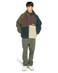 10 Wolfe Sherpa - Reversible Sherpa Hoodie for Men Black ELYJK00225 Element