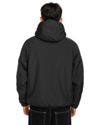 9 Wolfe Sherpa - Reversible Sherpa Hoodie for Men Black ELYJK00225 Element