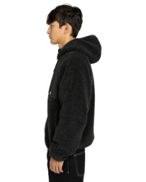 3 Wolfe Sherpa - Reversible Sherpa Hoodie for Men Black ELYJK00225 Element