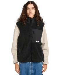 2 Lake Sherpa - Sherpa Vest for Men Black ELYJK00226 Element