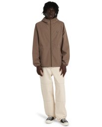6 Alder 2.0 Travel - Chaqueta Shell Impermeable para Hombre Marron ELYJK00250 Element
