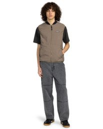 12 FFNC Gilet - Chaleco reversible para Hombre Marron ELYJK00253 Element