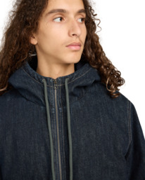 4 Dulcey Denim - Denim-Jacke mit Kapuze für Männer Blau ELYJK00263 Element