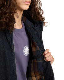 5 Dulcey Denim - Denim-Jacke mit Kapuze für Männer Blau ELYJK00263 Element