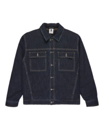 0 Trucker Denim - Denim Jack voor Heren Blue ELYJK00265 Element