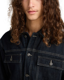 4 Trucker Denim - Denim Jack voor Heren Blue ELYJK00265 Element