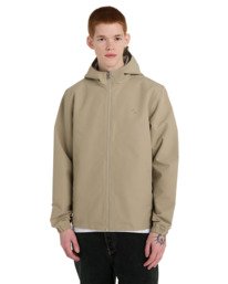 2 Alder - Shell Jacket for Men Beige ELYJK00269 Element