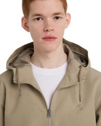 6 Alder - Shell Jacket for Men Beige ELYJK00269 Element