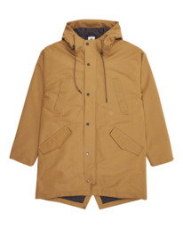 0 Fishtail - Fishtail-Parka für Männer Braun ELYJK00270 Element