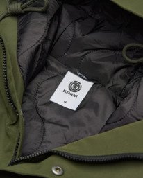 2 Fishtail - Parka d&eacute;perlante pour Homme Marron ELYJK00270 Element