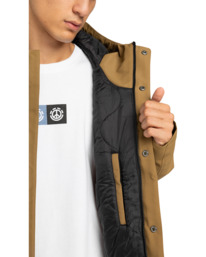 5 Fishtail - Fishtail-Parka für Männer Braun ELYJK00270 Element